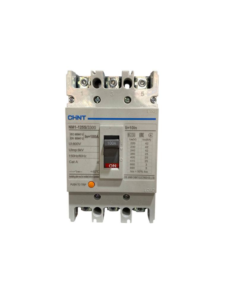 BREAKER 3X100A CAJA MOLDEADA TERMOMAGNETICO 800V