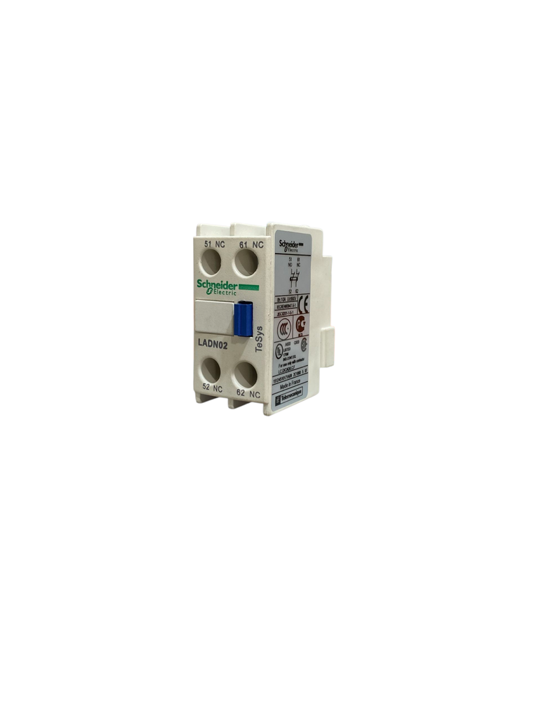 CONTACTO AUXILIAR 1NA+1NC FRONTAL COLOR BLANCO MARCA SCHNEIDER ELECTRIC