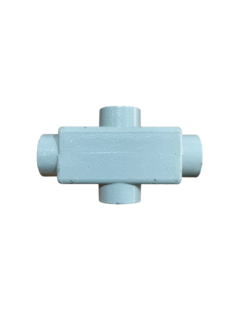 CAJA CONDULET X 1" PRESSOFUSIONE GRIS