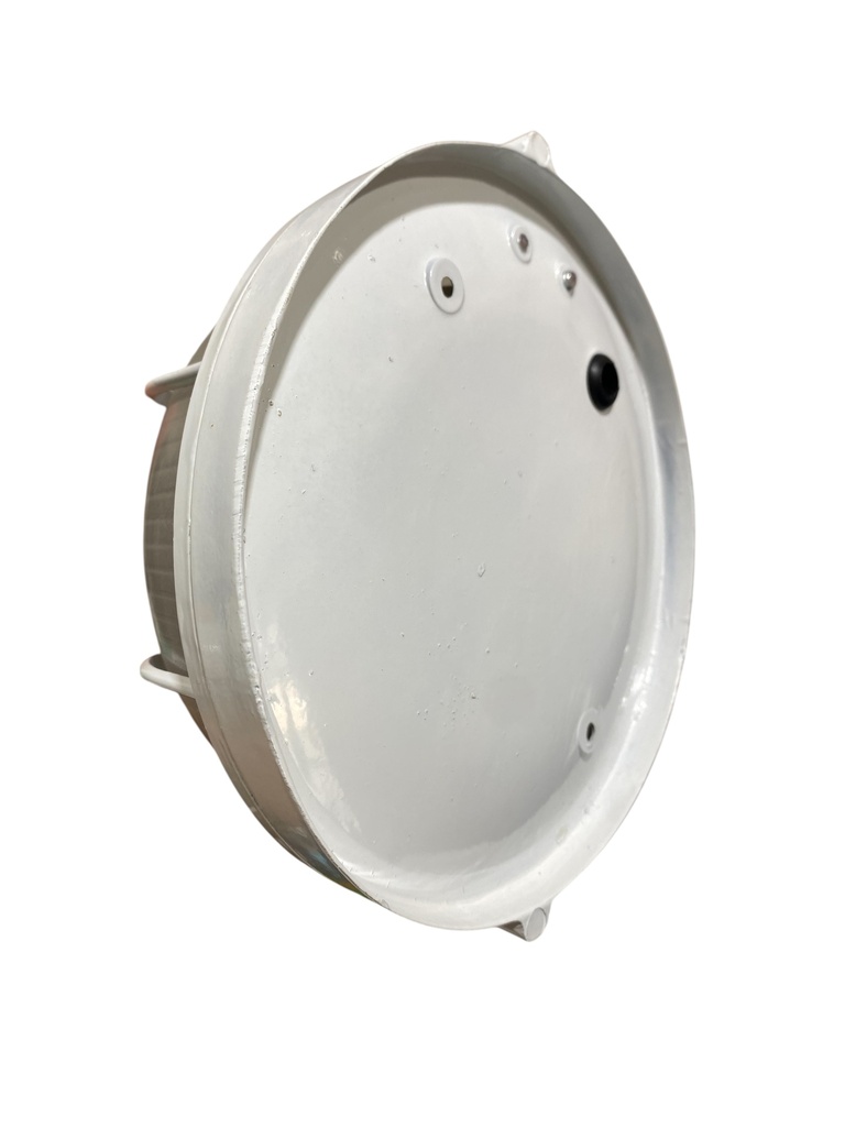 VAPOLETA REDONDA REJILLA BLANCA (NO INCLUYE BOMBILLOS)