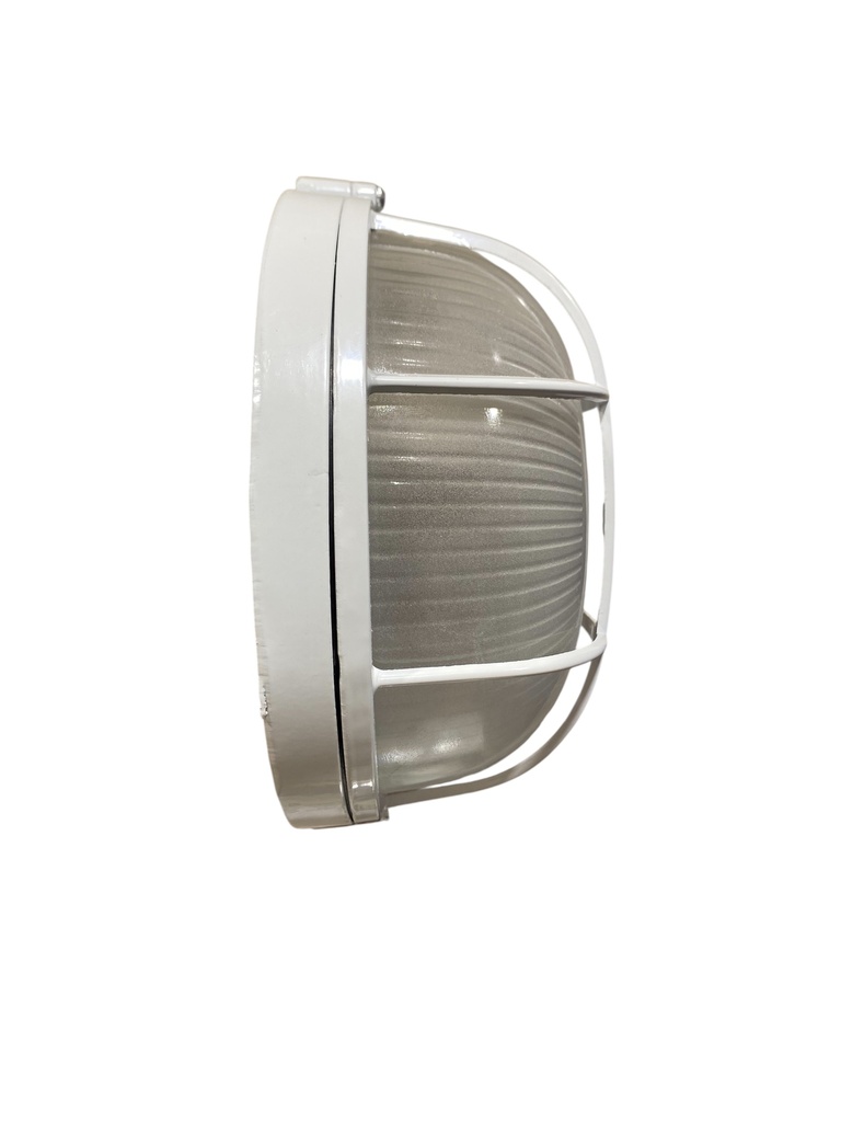 VAPOLETA REDONDA REJILLA BLANCA (NO INCLUYE BOMBILLOS)