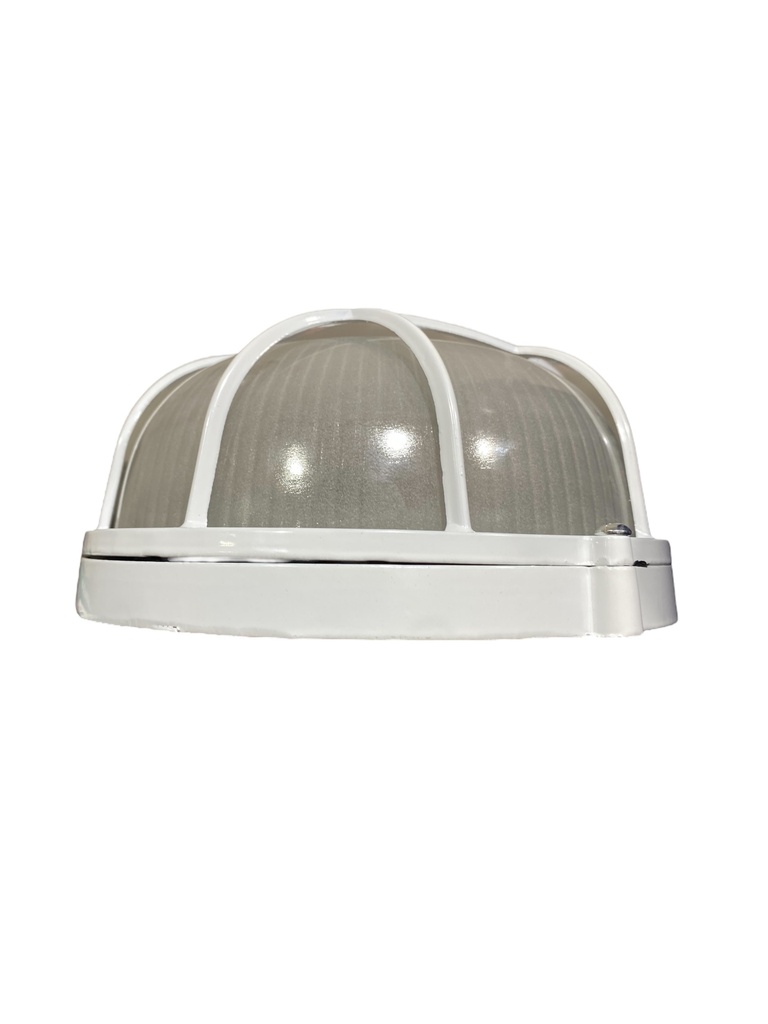 VAPOLETA REDONDA REJILLA BLANCA (NO INCLUYE BOMBILLOS)