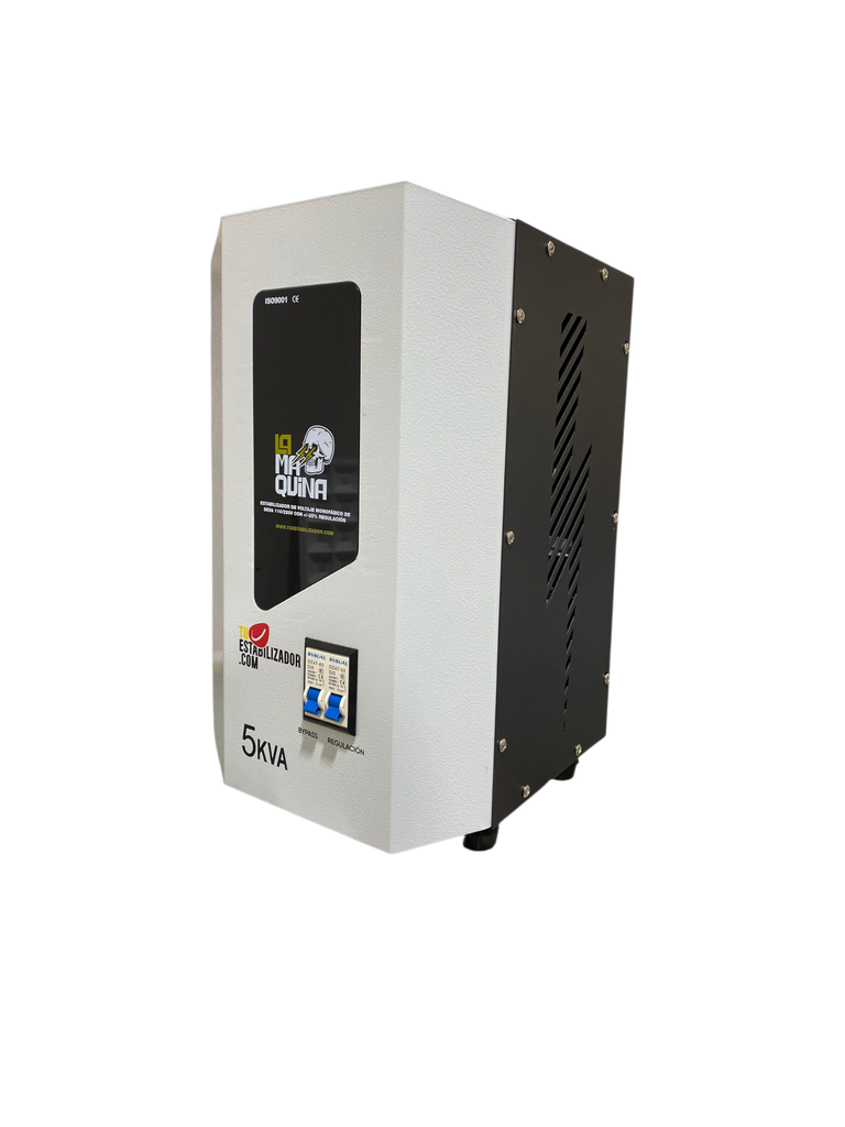 ESTABILIZADOR DE VOLTAJE MONOFASICO DE 5 KVA 110/220 VAC CON +/- 25% REGULACION 