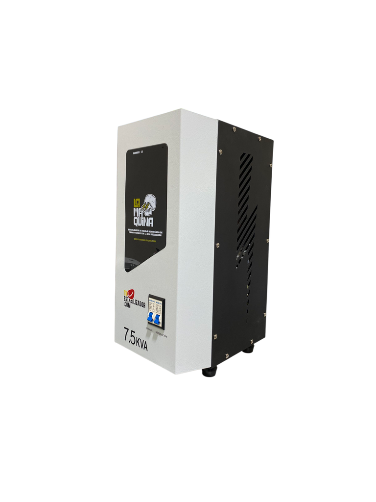 ESTABILIZADOR DE VOLTAJE MONOFASICO DE 7.5 KVA 110/220 VAC CON +/- 25% REGULACION 