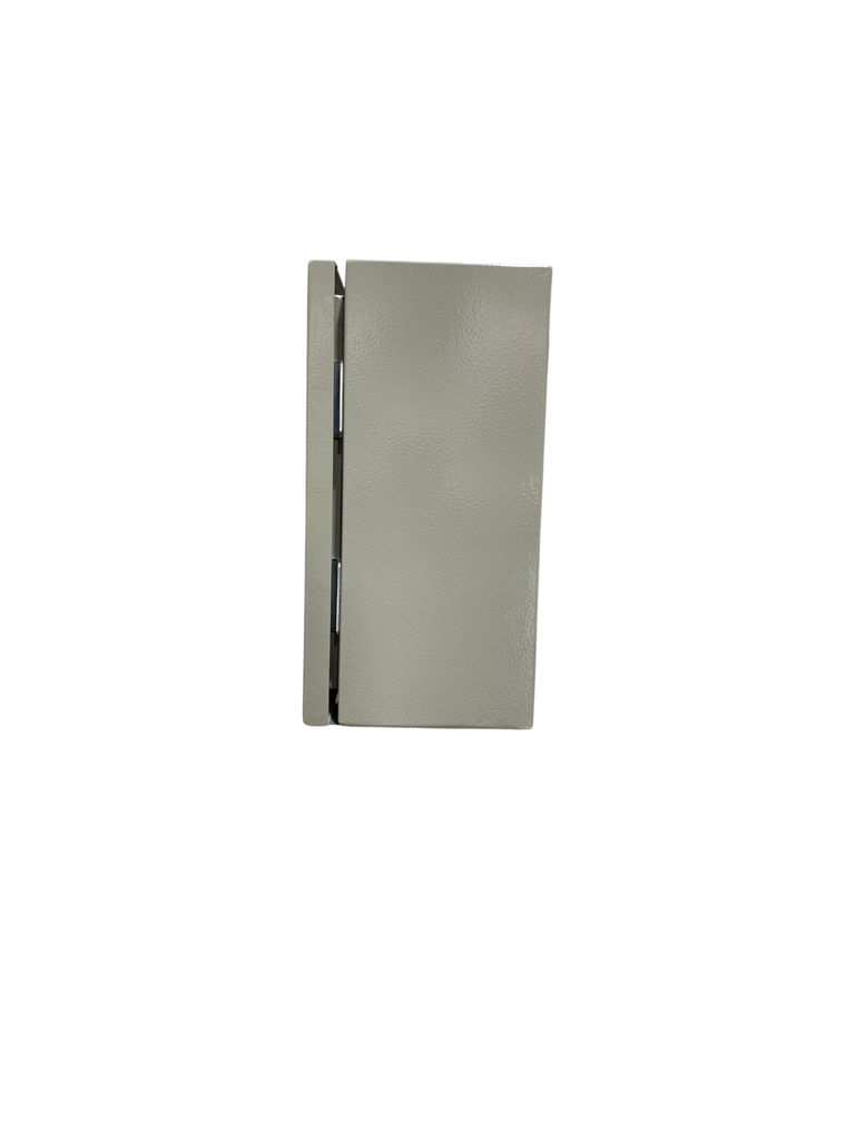 CAJA DE CONTROL 300x200x150mm IP65 USO EXTERIOR  C/PUERTA Y CERRADURA DOBLE FONDO PINTURA ELECTROSTATICA BEIGE