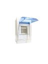 TABLERO DE DISTRIBUCION PLASTICO 3-4 CIRCUITOS RIEL DIN