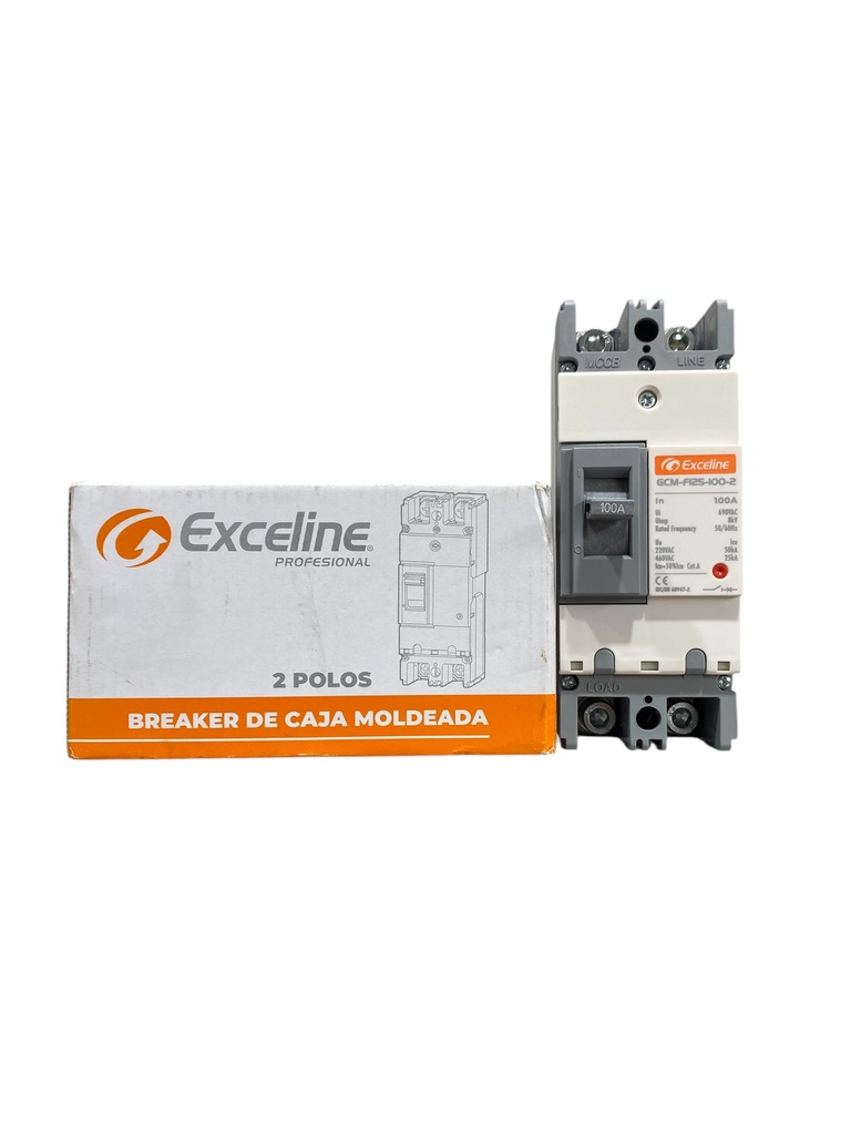 BREAKER 2X100A CAJA MOLDEADA TERMOMAGNETICO FIJO