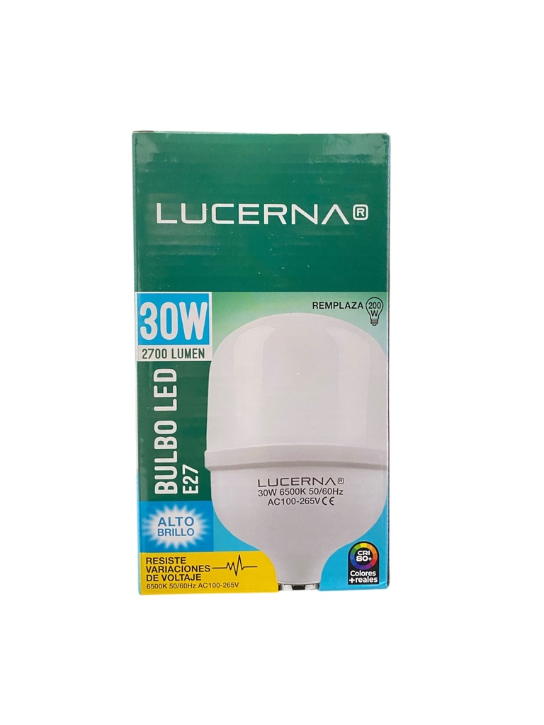 BOMBILLO LED 30W 2.700LM 6.500°K IP20 100-265V  E27