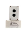 CAJA BOTONERA 2 HUECOS x Ø22 mm PLASTICA BLANCA  TIPO HAL-B02 CAJ0102 DB ELECTRIC