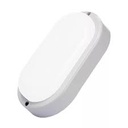 VAPOLETA OVALADA LED 8W IP54 3.000°K MULTIVOLTAJE 100-240V 720LM