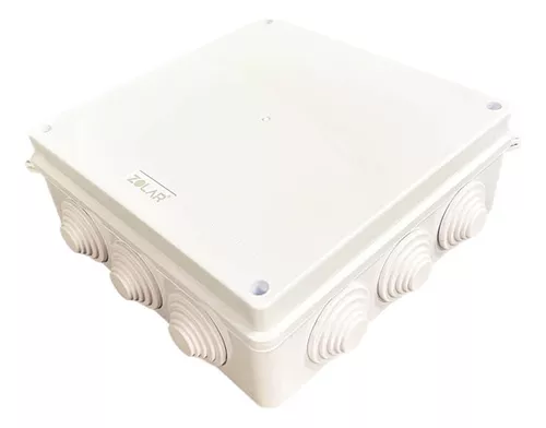 CAJA DE DERIVACION PLASTICA 200X200X80mm (7,9X7,9X3") PREPONCHADO IP65