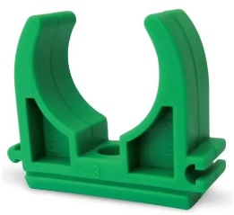 ABRAZADERA PLASTICA POLIFUSION 25 MM DONSEN