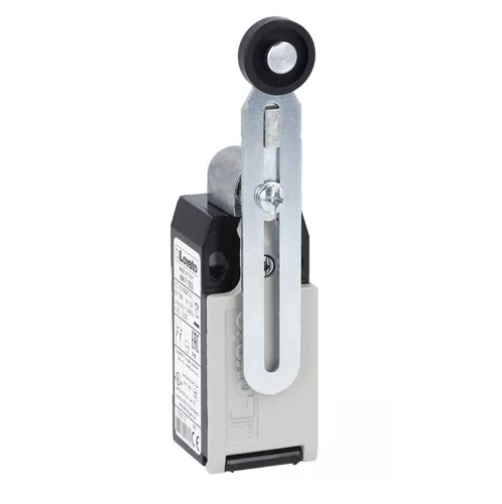 LIMIT SWITCH FINAL DE CARRERA 10A 1NO+1NC C/LEVA C/TOPE AJUSTABLE