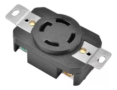 TOMACORRIENTE HEMBRA  PLANTA ELECTRICA 30AMP 125-250V LD-520 ILUM-VEN