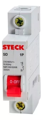 [SDZD61C32] MINI BREAKER 1X32A 6KACC CURVA C 230/400V 50/60HZ