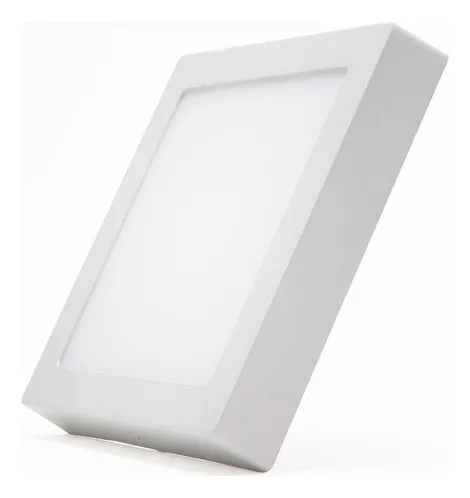 [7145L-6k] PANEL LED 12W CUADRADO SUPERFICIAL 85-277V IP40 6500°K 170mm LINEA CLASICA