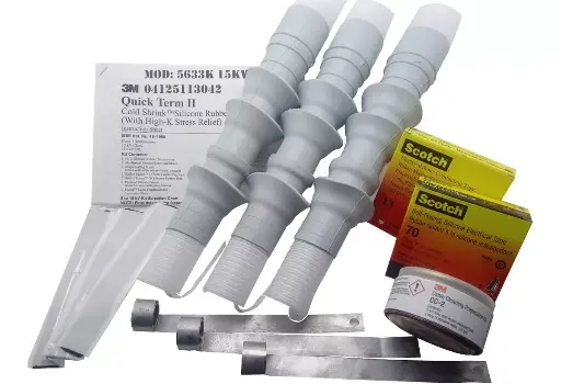 [5623k] KIT DE COPA TERMINAL USO INTERIOR 3M  5623K (5-15Kv) CABLE #4-1/0  KIT DE 3 PZAS