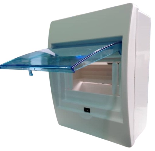 [LD-1003] TABLERO DE DISTRIBUCION PLASTICO 4-6 CIRCUITOS RIEL DIN