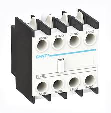 [F4-40] BLOQUE DE CONTACTO AUXILIAR 4NA P/NC1-NC2 MONTAJE FRONTAL
