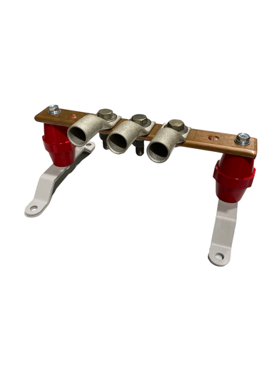 [BDC-NT] BARRA DE COBRE PARA NEUTRO O TIERRA. 700A. 40X10X300mm.