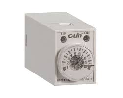 [HHS13S] RELÉ TEMPORIZADOR 8 PINES, 220V/5ª 0,1S A 100H MARCA C-LIN CON BASE